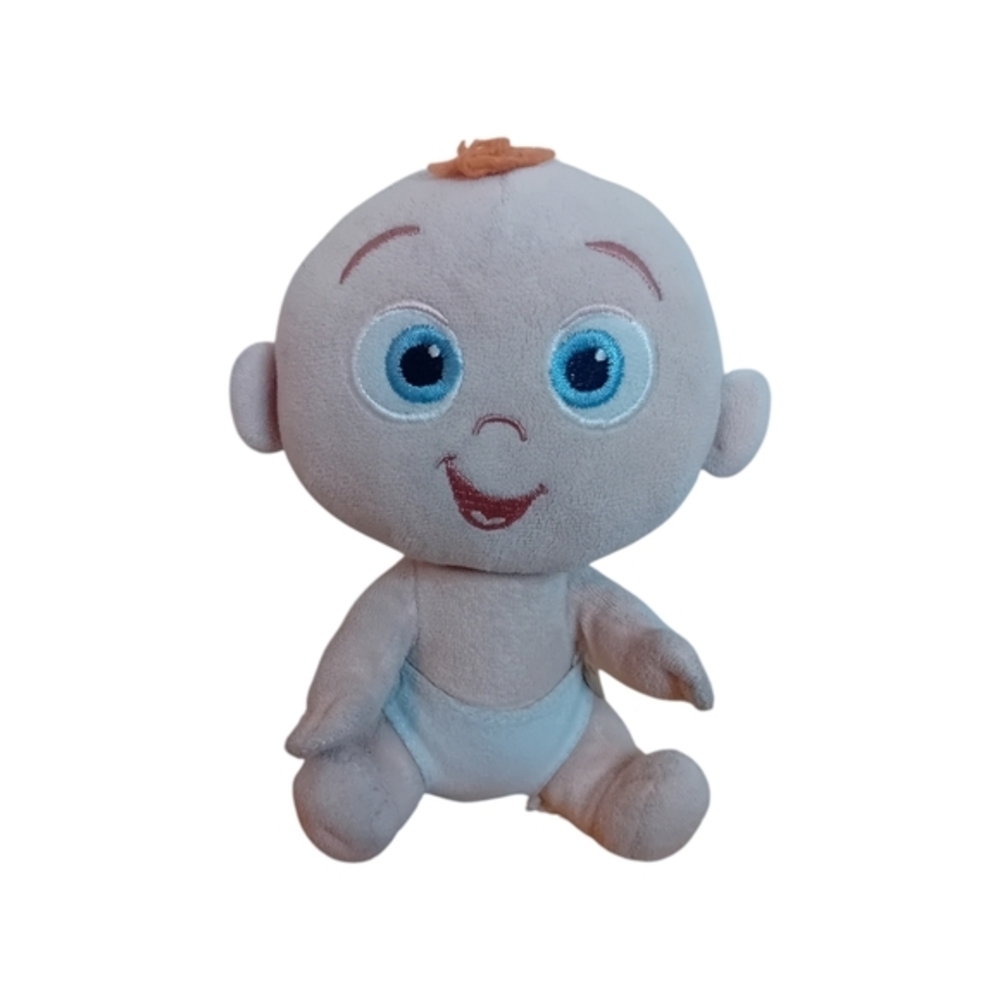 Disney Store Pixar Incredibles 2 Jack Jack Diaper Small Plushie Stuffed Toy READ